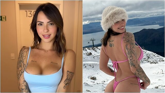 -5℃雪山脱了!辣模嗨拍美照,下秒“屁股没知觉”紧急送医(组图) - 1