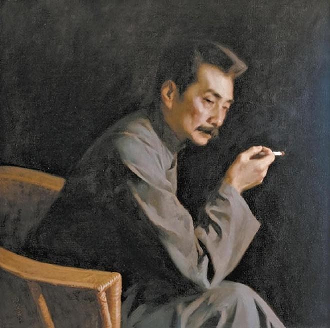 鲁迅抽烟版画被投诉教坏孩子，官媒：若投诉成立，李白宣扬酗酒？（组图） - 4