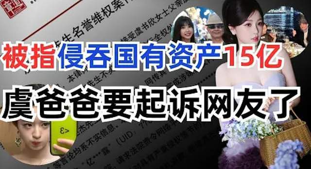 虞书欣父亲宣布起诉老潘财商!称其抹黑个人声誉,又是名誉(组图) - 9