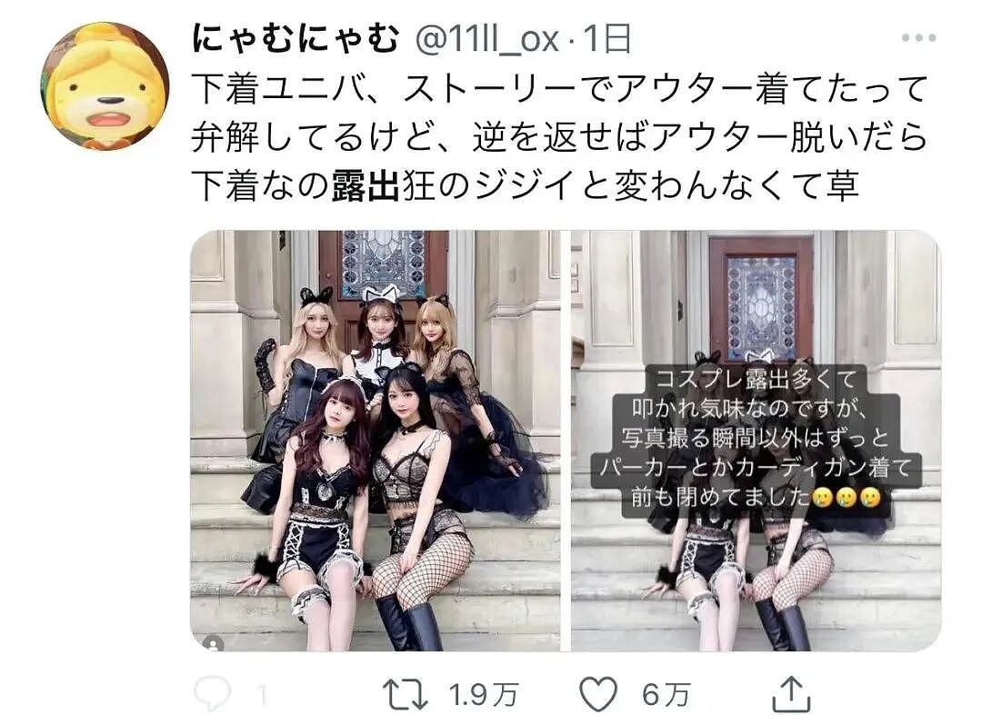 日本正妹内衣外穿逛东京迪士尼辣翻，小朋友看傻眼，网友怒轰：教坏小孩！（组图） - 11