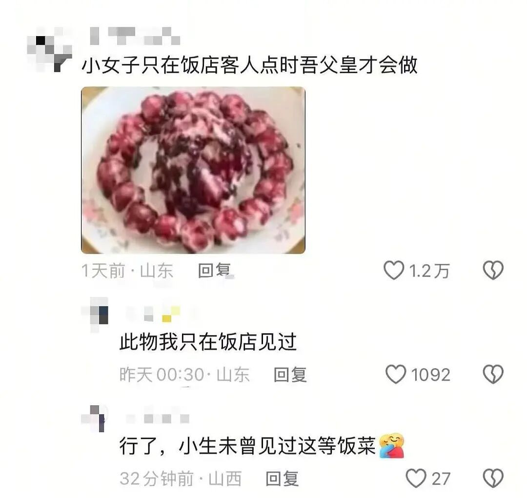【爆笑】“第一次去山东男友家这些菜算重视吗？”哈哈哈一辈子没见过的丰盛程度（组图） - 8