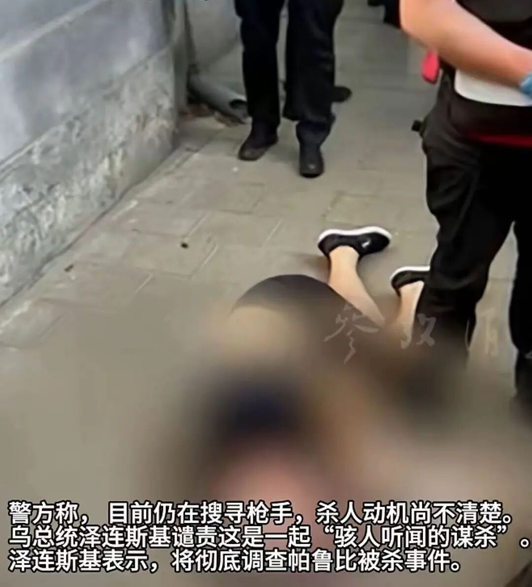 乌克兰前议长当街被打8枪身亡，视频曝光：枪手扮成外卖小哥，背黄色外卖包，从背后开枪（视频/组图） - 2