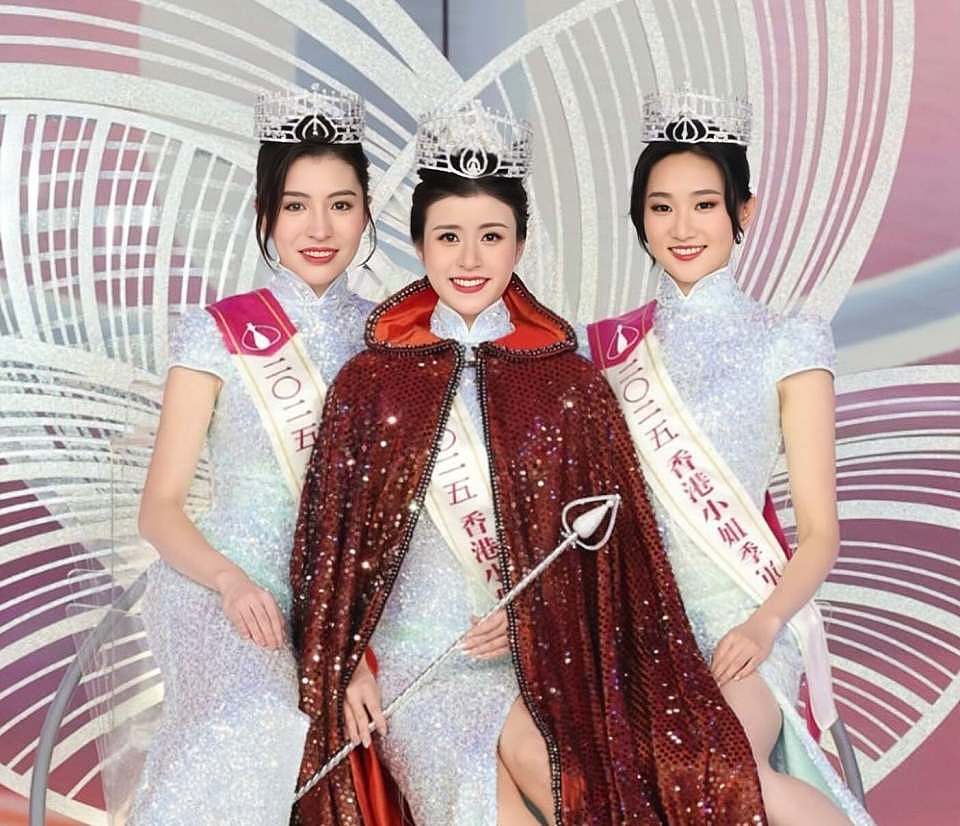 混血港姐大热倒灶屈居亚军，台上紧张走出同手同脚，为比赛减肥近40斤（组图） - 1
