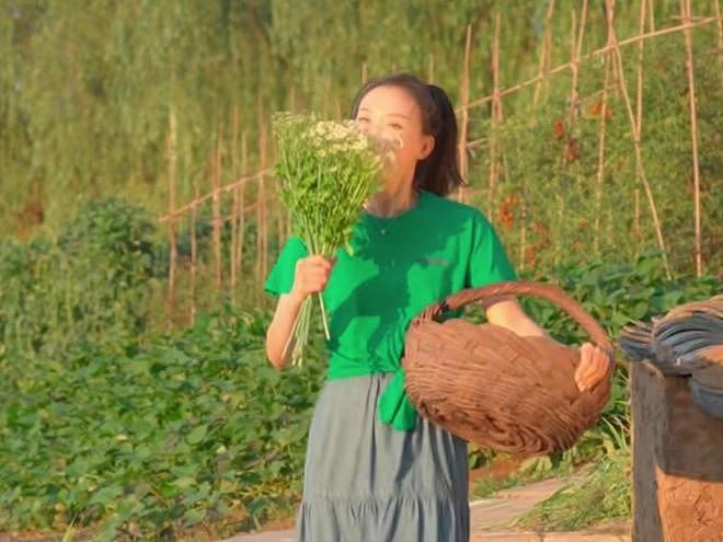 曾黎分享种豇豆经验，在土地勤劳耕作，没了明星光环更像农村妇女（组图） - 10