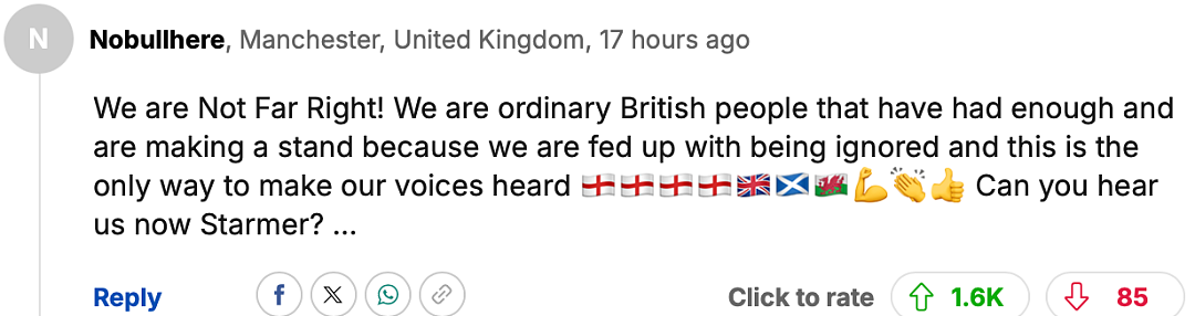 为了保护难民,英国警察暴力镇压英国人,英国人怒:难民住酒店买名牌还性骚扰,我们才是弱势群体!(组图) - 21