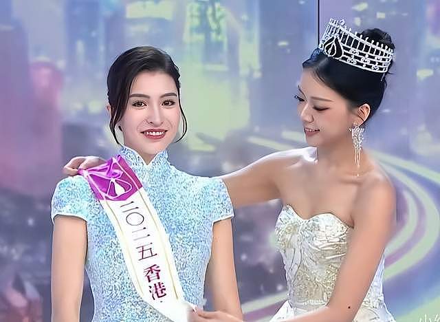 丑到没眼看！2025年“港姐三强”惹争议，冠军嘴歪泪泡一脸苦相（组图） - 7