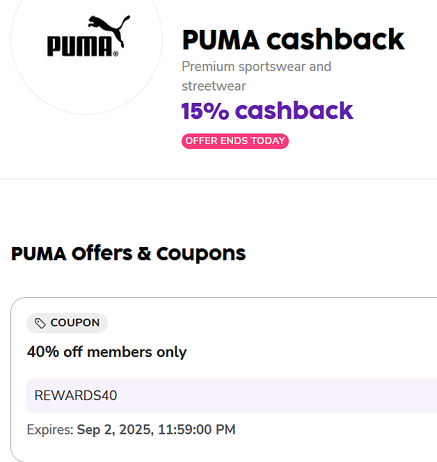 Rośe邀你一起，今天截止！【Puma】运动鞋/服饰折上再6折 + 折上折（组图） - 2