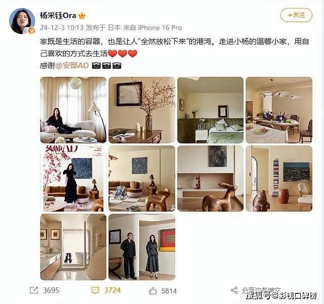 杨采钰被质疑与高富帅没有领证，她曾晒豪宅，家具名画一堆，实力不菲（组图） - 19