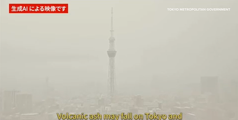 富士山喷发？火山灰2小时淹没东京！日本政府公开发布预警视频（组图） - 2