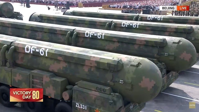 九三阅兵武器解密!多款洲际飞弹亮相,展示三位一体战略核力量(组图) - 2