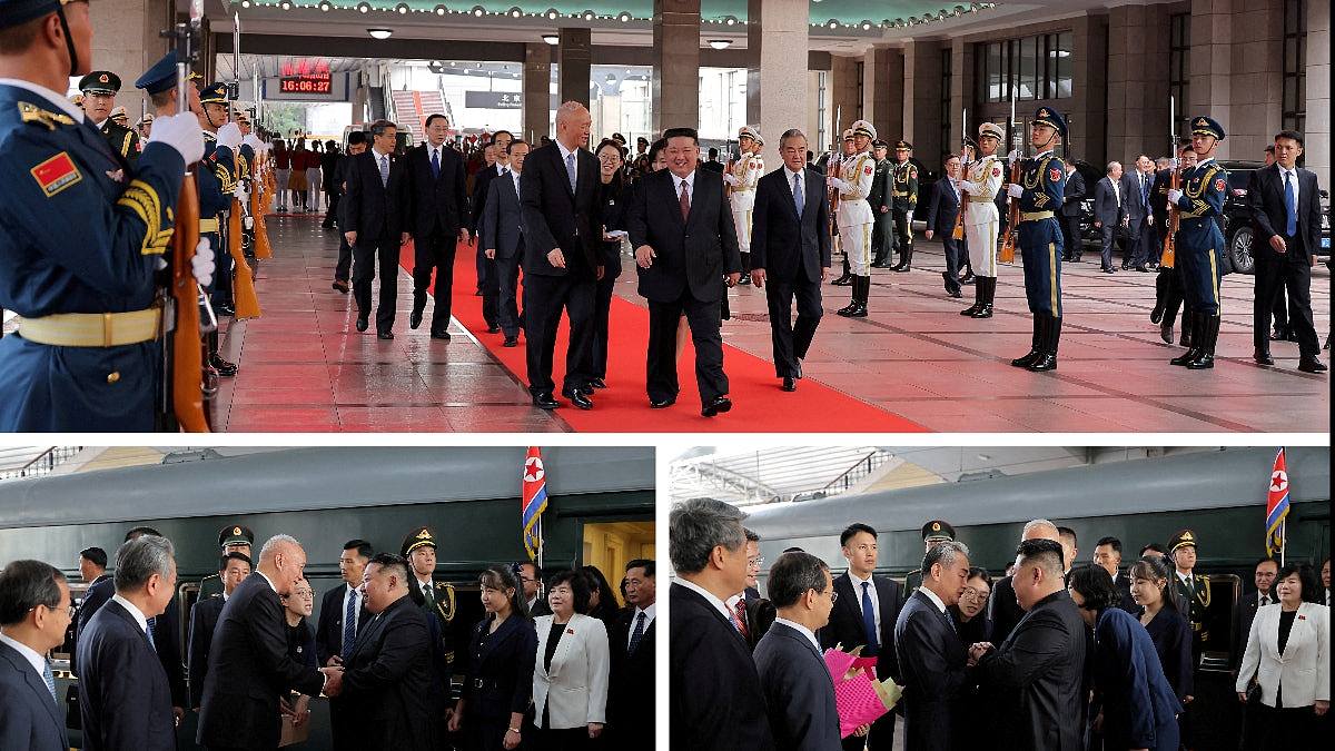 中国阅兵:朝鲜传媒纷纷报道金正恩访京消息(组图) - 1
