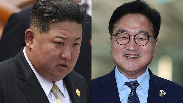 朝韩和解？金正恩、韩国国会议长阅兵“握手寒暄”（组图） - 1