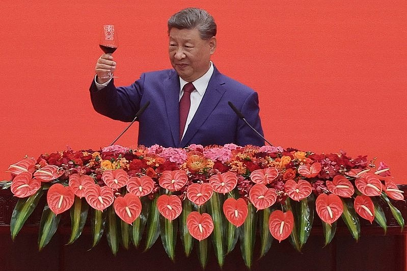 习近平发表抗战谈话，中国学者推测：释出不要阻挠两岸统一的讯号（组图） - 1