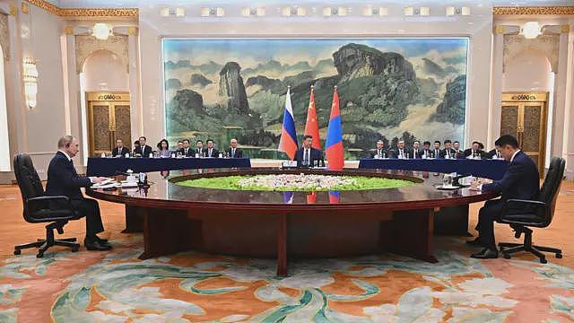 普京称赞俄中关系“前所未有”（组图） - 2