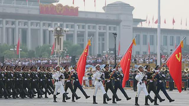 中国“9·3 阅兵”登场，中俄朝三国元首现历史性同框（组图） - 3
