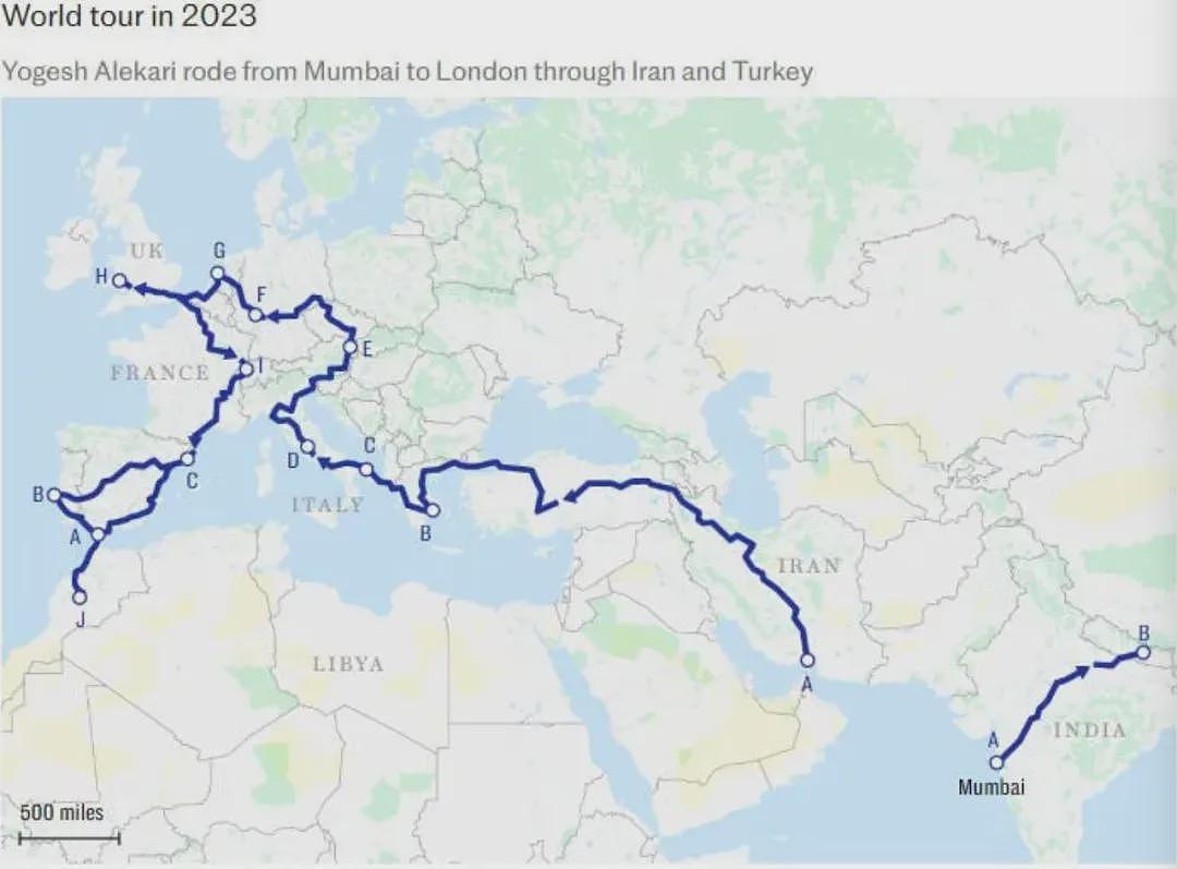 印度小哥摩旅众多国家相安无事，结果在英国被偷了车？！痛斥：英国治安连印度都不如（组图） - 3