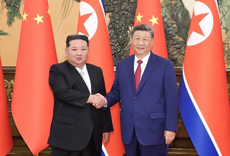 朝中社发布习金会内容，朝鲜支持中国维护主权领土完整，但未提台湾（组图） - 1