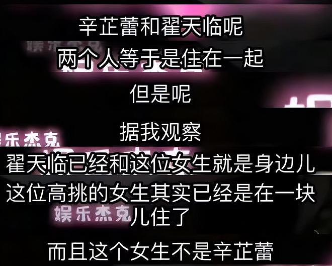 曝辛芷蕾翟天临分手原因，男方无缝衔接新欢，辛芷蕾情伤后冲事业（组图） - 12