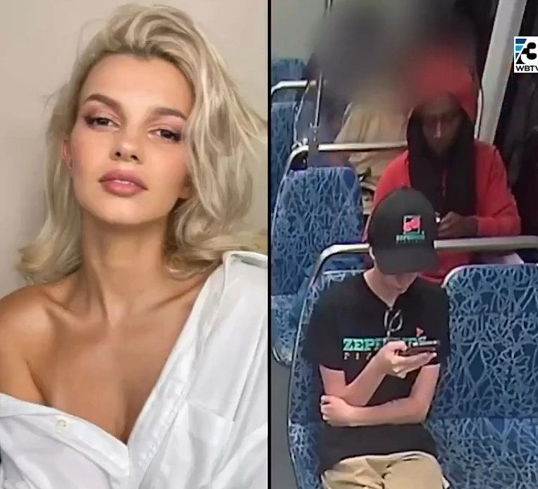 惊悚视频曝光！乌克兰女逃离战火赴美却命丧游民刀下，轻铁上遭割喉（视频/组图） - 5