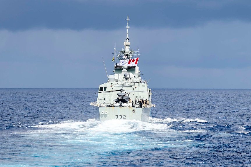 中国批评加拿大、澳大利亚军舰穿越台湾海峡（图） - 2