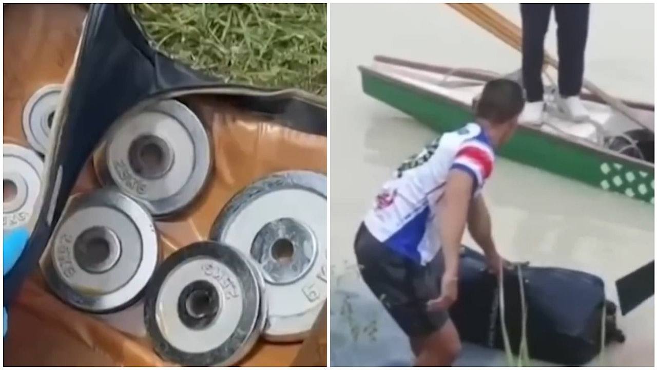 泰国半裸女被塞箧用15公斤哑铃沉尸！隆胸假体有中文，一名华裔男子疑涉案（组图） - 1