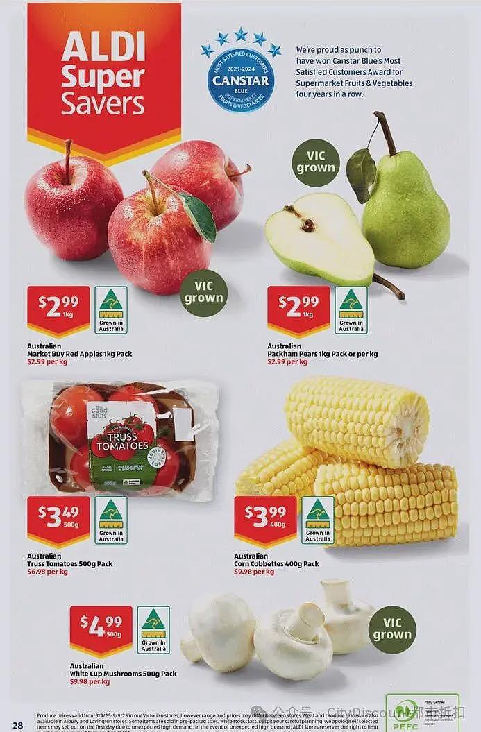 本周最新！澳洲各大超商特价商品一网打尽，大批好物骨折破半价！Woolworths、Coles、Aldi、UMall…（组图） - 113