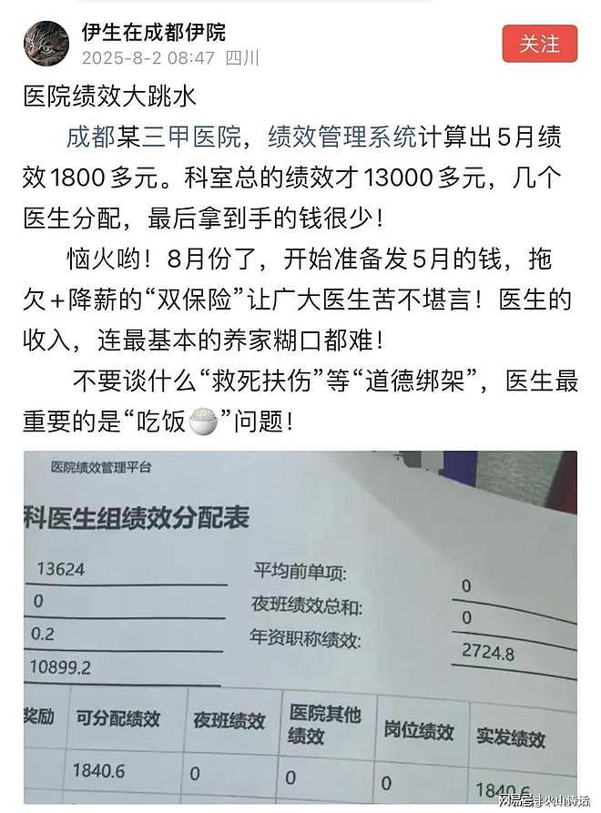 震惊!网传云南一医生哭诉拖欠6个月绩效,而且每个月仅仅500元…(组图) - 4