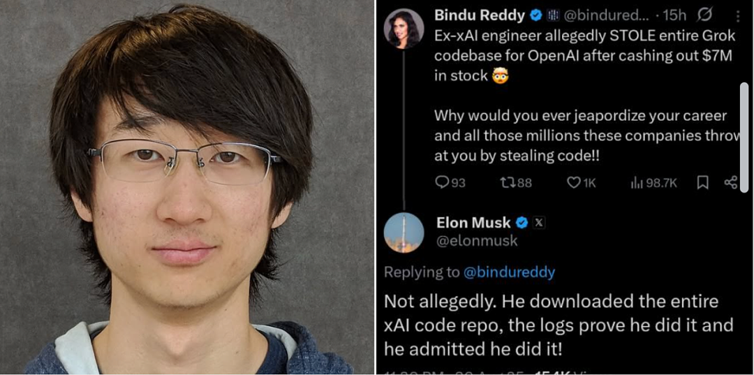 马斯克怒告！华人工程师套现700万美元后跳槽OpenAI，被控带走核心机密（组图） - 3