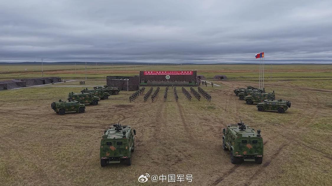 中俄蒙首次“边防合作-2025”联合演练，现场曝光（组图） - 2