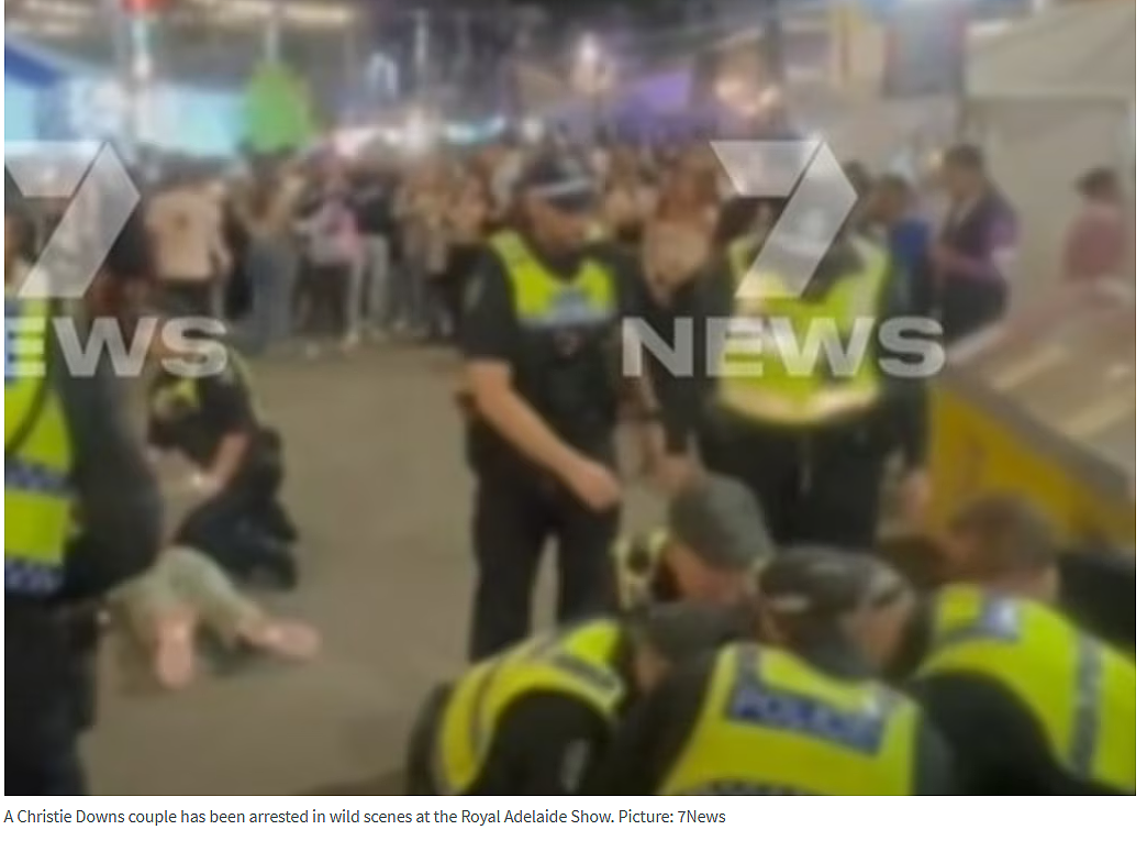 阿德一夫妇被捕,3名警察在Royal Adelaide Show受伤!(组图) - 1