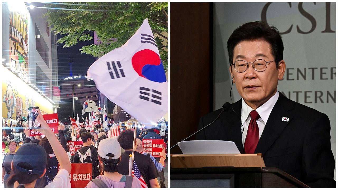 李在明批评极右翼团体反华示威,要求研究制裁方案(组图) - 1