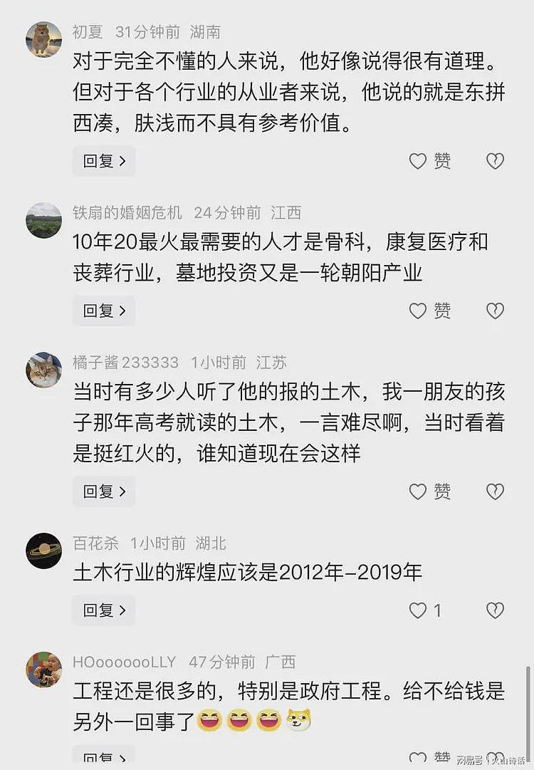 张雪峰又被骂了!当年极力鼓吹土木专业,如今有网友称一言难尽啊(组图) - 2
