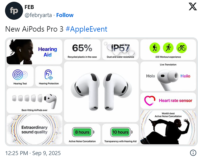 苹果新品炸场!AirPods秒变“同声传译”,华人直呼神器:谁还学英文(组图) - 8