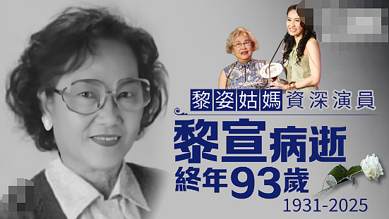 TVB知名女星去世！爸爸娶两个妻子，家族改变中国电影圈（组图） - 1
