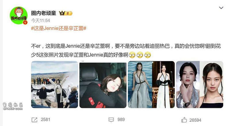 辛芷蕾“撞脸”Jennie?网友:都是香奈儿选的人(组图) - 2