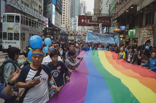 香港当局推行同性伴侣登记制度受阻，相关草案遭立法会大比数否决（组图） - 1