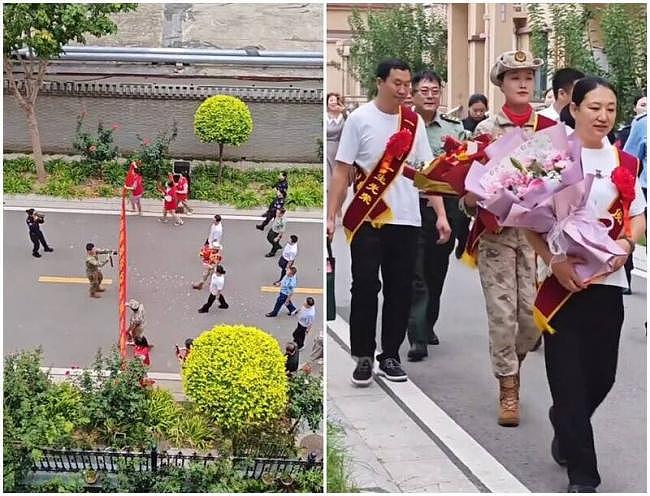 尴尬四！女兵踢正步、喊口号，全校师生还要鼓掌引发网友热议（视频/组图） - 1