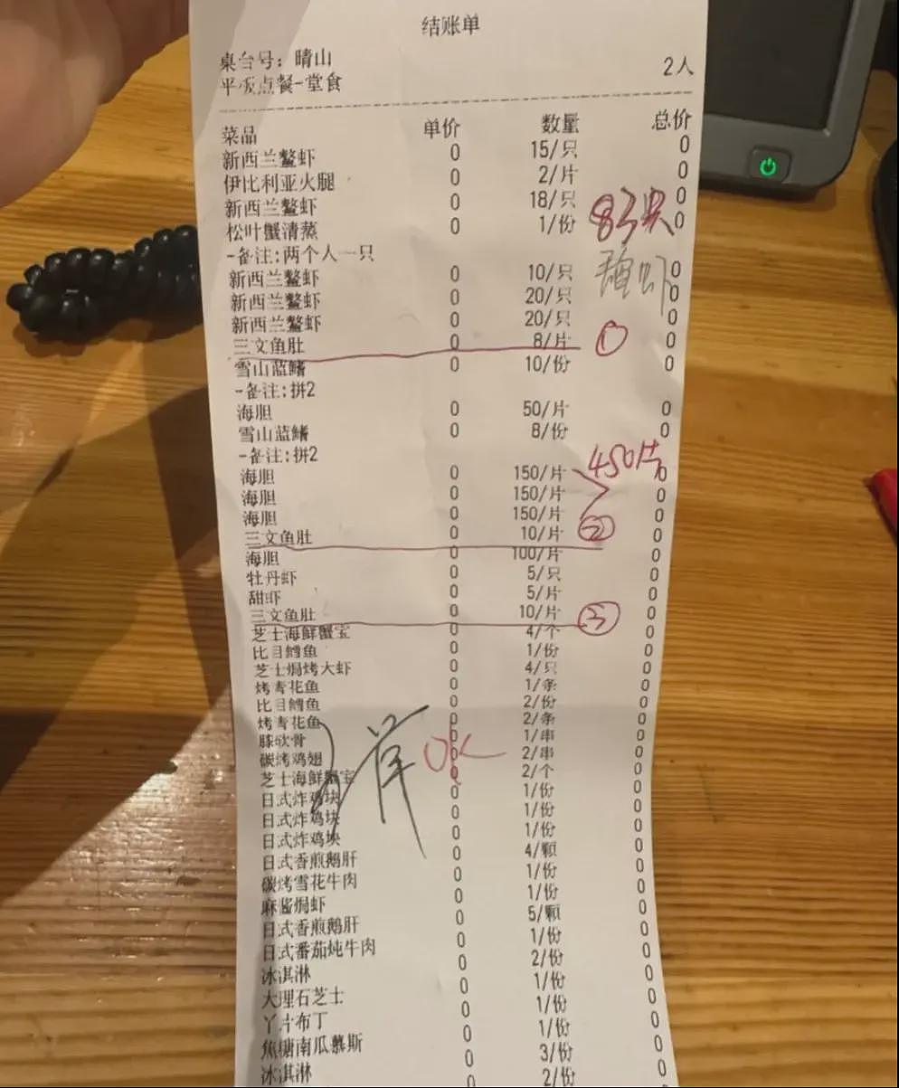 店家回应：“女子吃自助剩10片三文鱼被要求赔偿”（组图） - 1