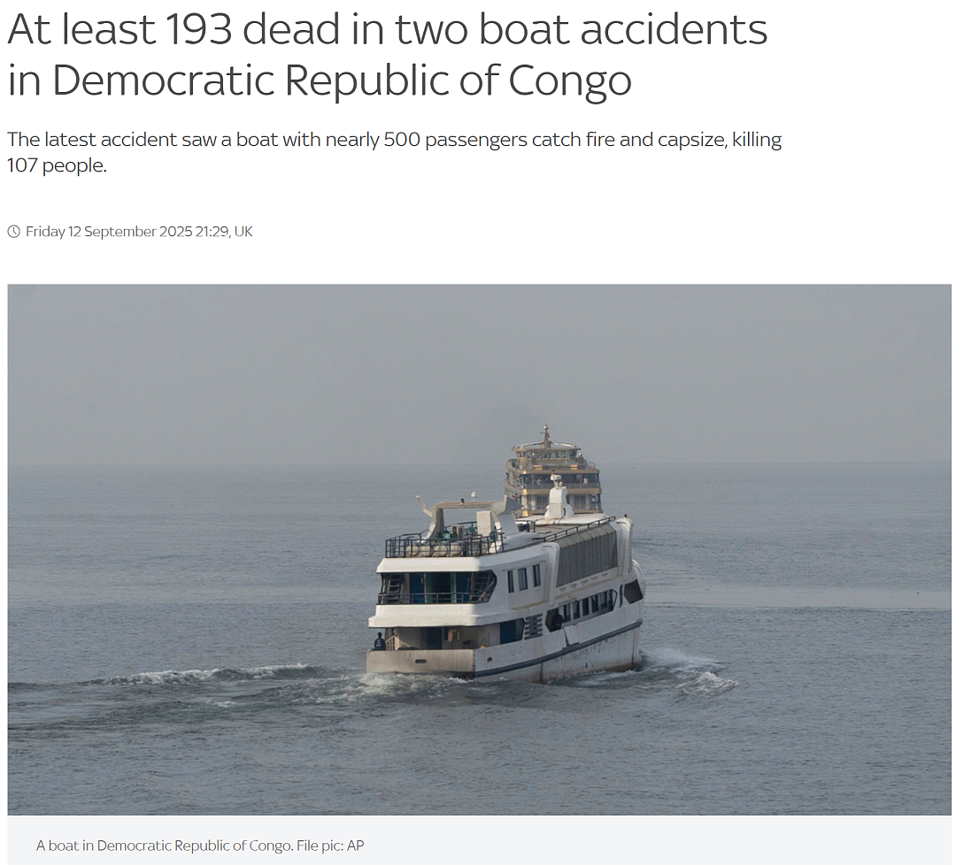 193人死亡，上百人失踪！载500人大船起火翻覆，大批学生葬身河底（组图） - 1
