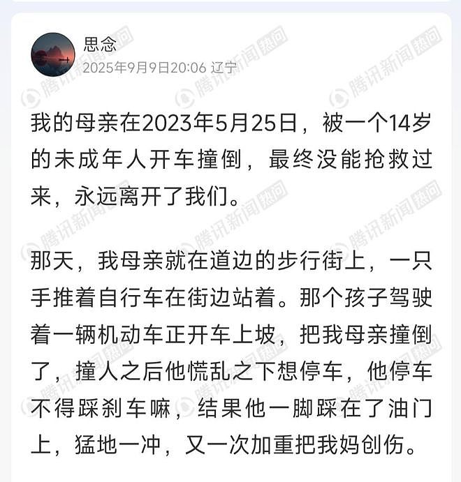 14岁男孩无证驾驶他人车辆撞死60岁女子，车主被判刑、担60%责任，监护人：经济困难，无法支付赔偿款（组图） - 1