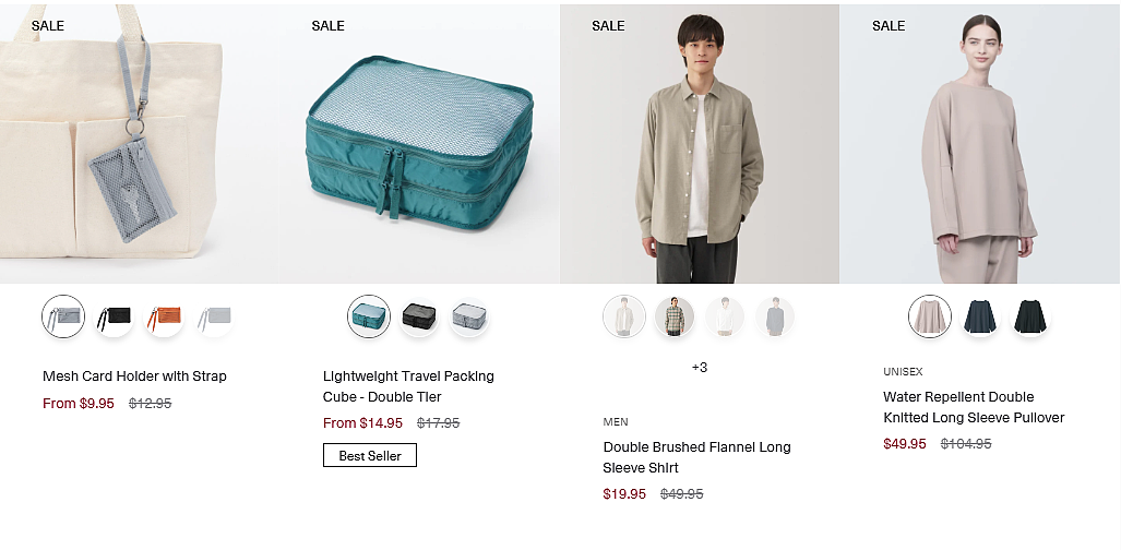 MUJI 折扣｜棉麻储物袋$4.79，羊毛针织帽$29.95（组图） - 9