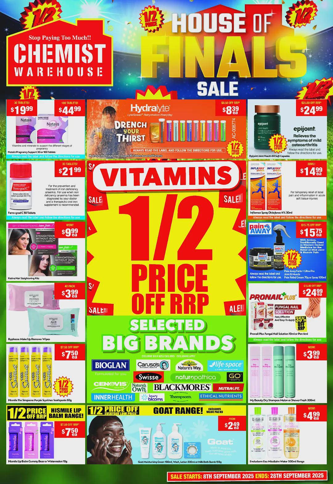 最后一天！【Chemist Warehouse】药店大量半价 + 今天折上折（组图） - 3