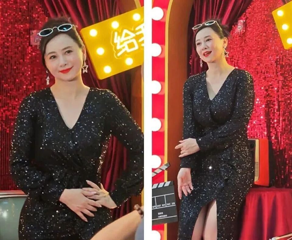 56岁翁虹转行到景区跳舞，身材发福显圆润，女神选择做自己后更开心了（组图） - 5