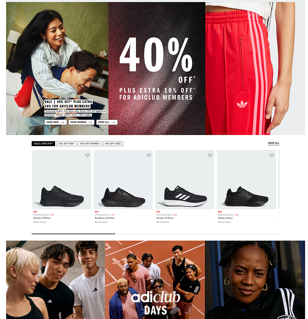 已疯!【Adidas】阿迪达斯澳洲官网三重折上折 + 再送20刀(组图) - 1