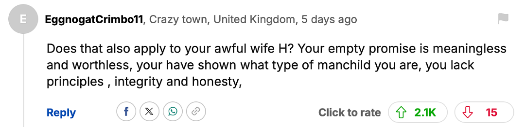 哈里时隔一年多再见查尔斯，表示自己“深受英国人喜欢“，英网友：这人有妄想症？（组图） - 36