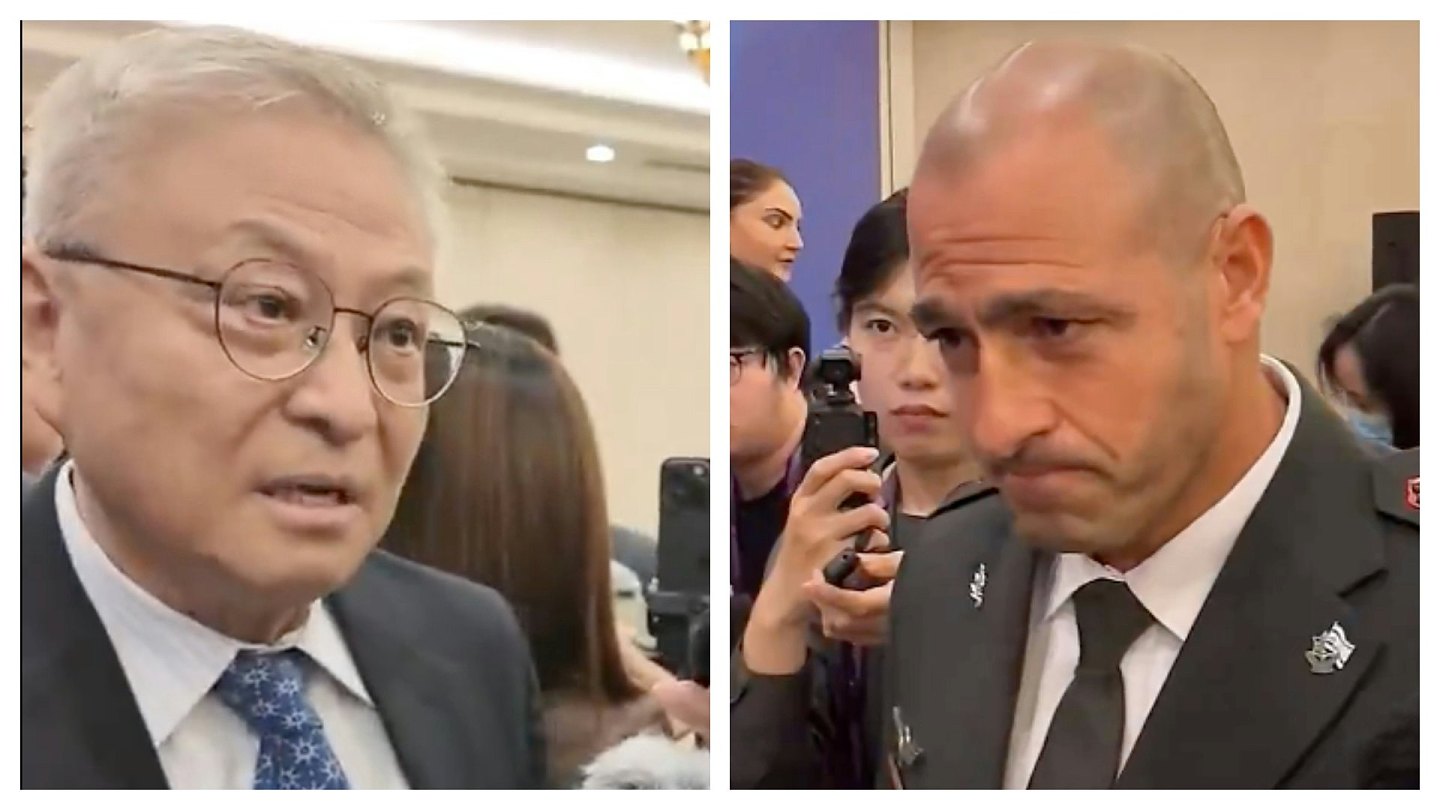 与以色列官员激辩,中国学者阎学通斥以军滥杀无辜(视频/组图) - 1