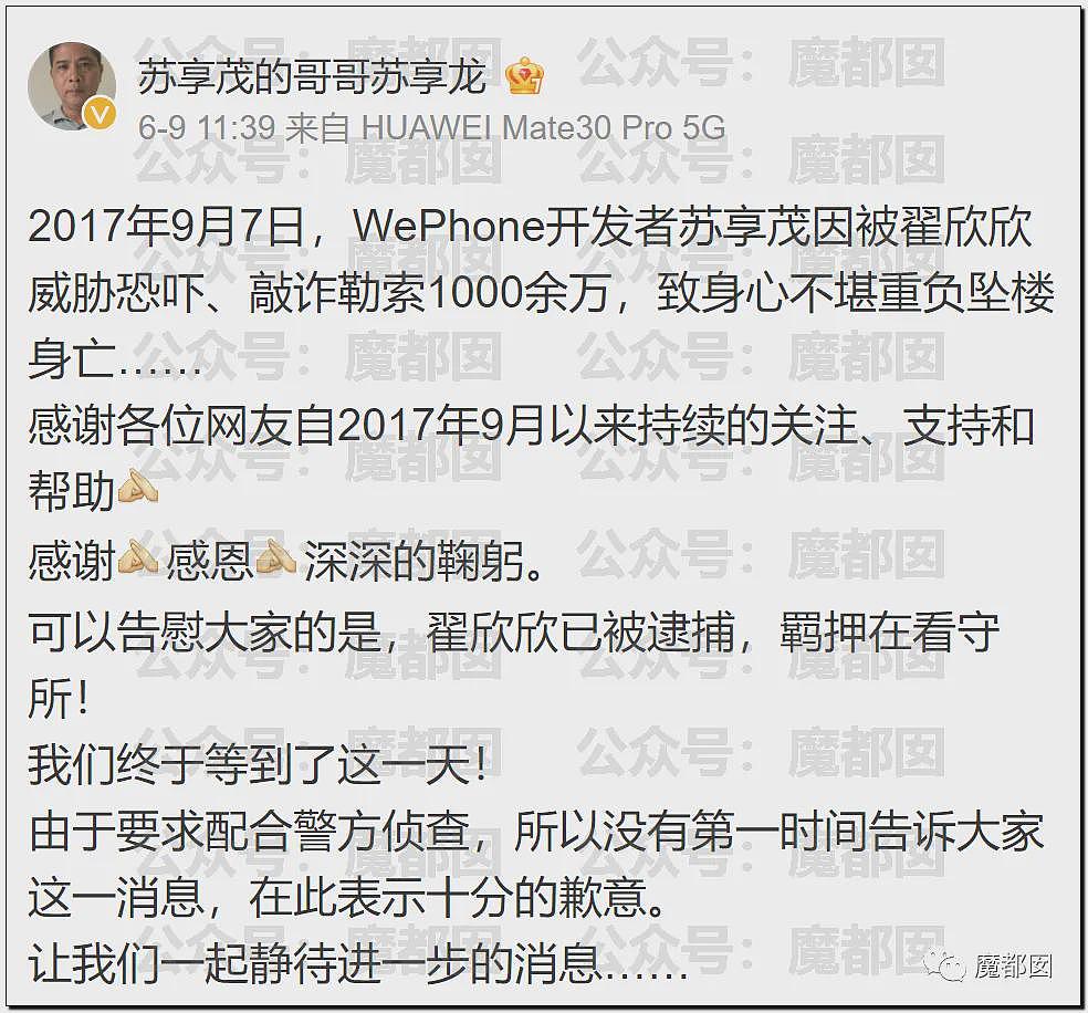 逼死前夫的捞女鼻祖翟欣欣被判12年！小仙女们吓到失禁（组图） - 20
