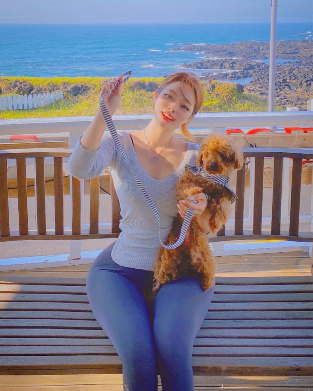 【美女】韩国坦克身材网红！健美极致腰臀比，这谁受到了啊？（组图） - 1