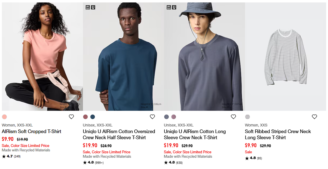 优衣库折扣 | 长款风衣外套$129.9，短袖$9.9起（组图） - 13