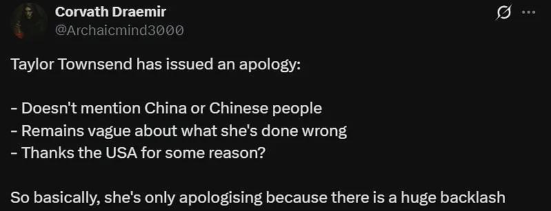 牛蛙甲鱼太恶心！美国网球选手来华参赛，公开侮辱中国菜，被网友骂惨了（视频/组图） - 6